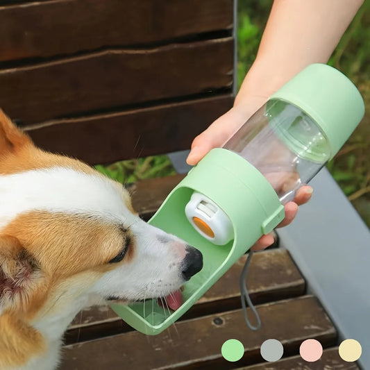 Portable Leak-Proof Dog Water Bottle-Durable Plastic with Ergonomic Handle & Spill-Resistant Design for Outdoor Walks,Travel