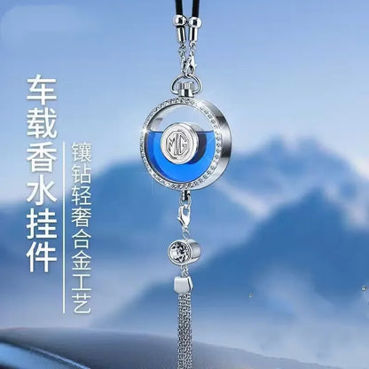 EGS Wholesale Cystal Car Logo Perfume Pendant DIY Your Aromatherapy for Bmw Benz Peugeot Etc or Customize Logo